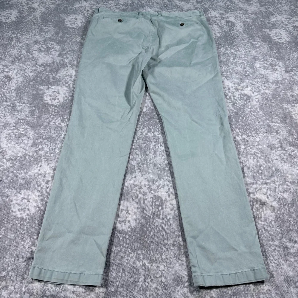 Tommy Bahama Chino Pants Mens 35x32 Sage Green Boracay Cotton Tencel Stretch - Picture 8 of 11